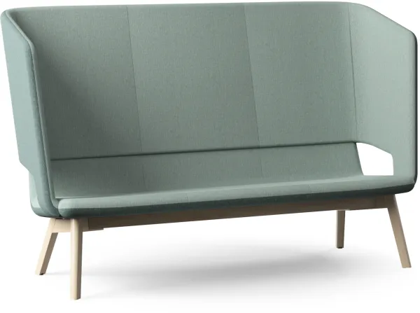 Twist & Sit Soft - 3 pers høj lounge sofa med ben